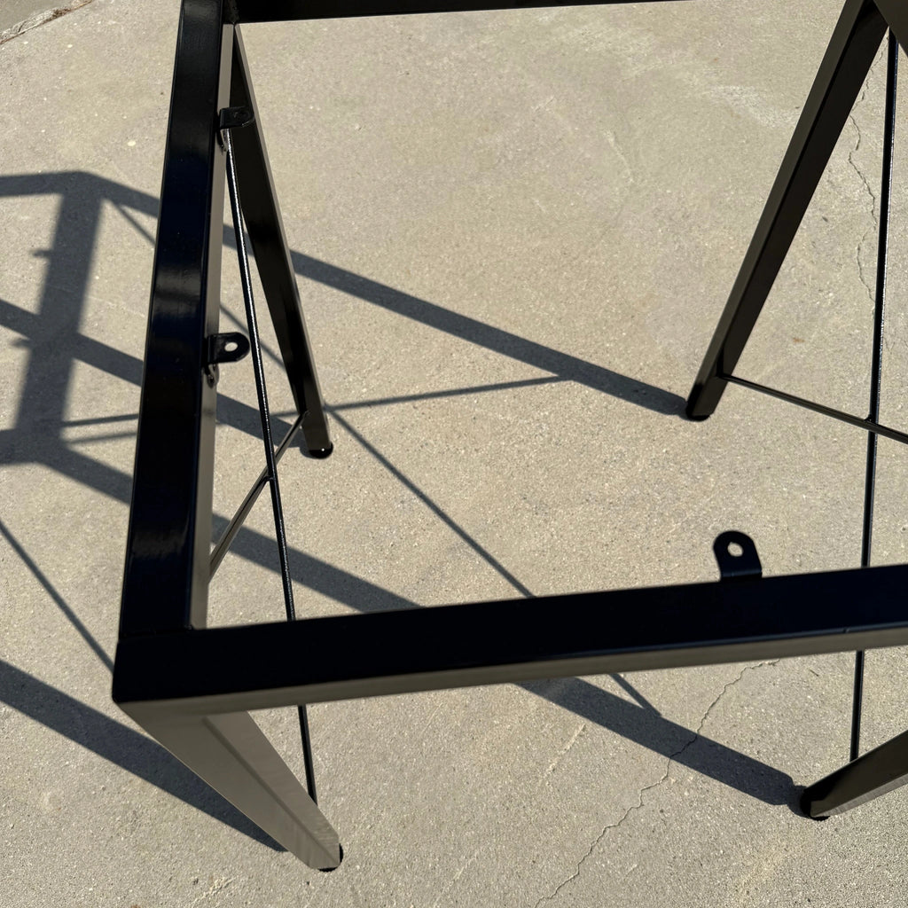 Cube X-Brace Metal Stool Stand