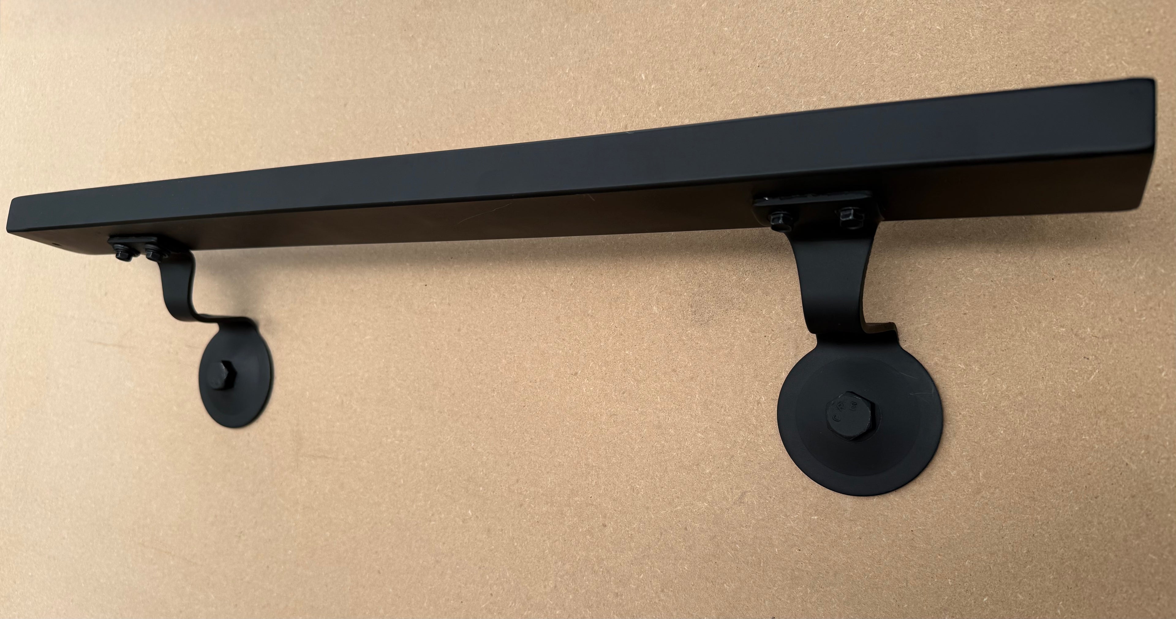 Steel Handrail Wall Mounted – ADA Stair Railing for Indoor & Outdoor Use (Made in USA)