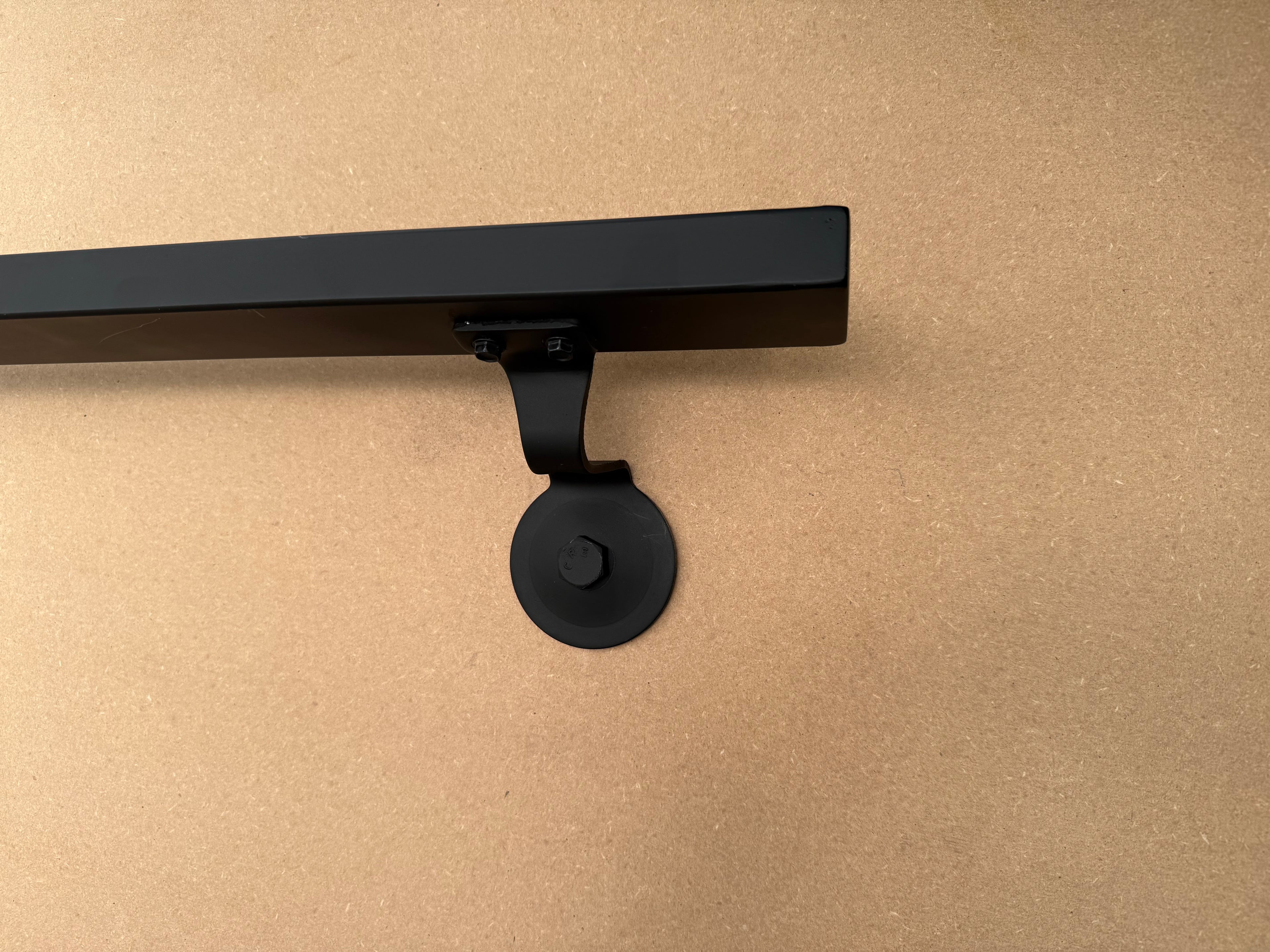 Steel Handrail Wall Mounted – ADA Stair Railing for Indoor & Outdoor Use (Made in USA)