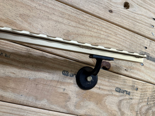 ADA Compliant Metal Handrail – Wall Mounted Steel Stair Railing (Black, Gold, Bronze)