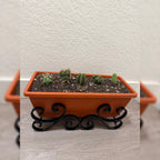 Ornamental Sled Planter Stand