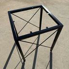 Cube X-Brace Metal Stool Stand