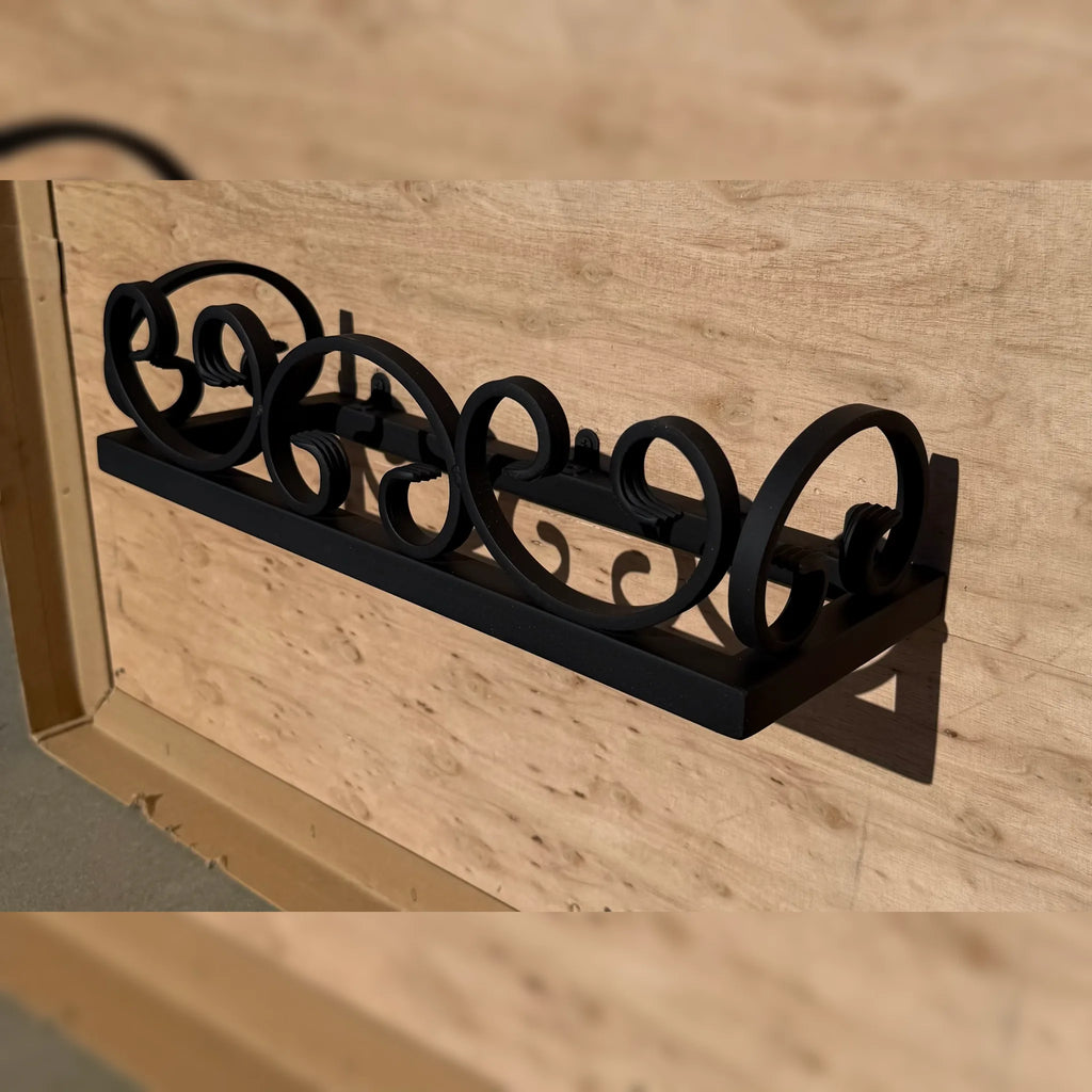 U-Shaped Scroll Planter Stand