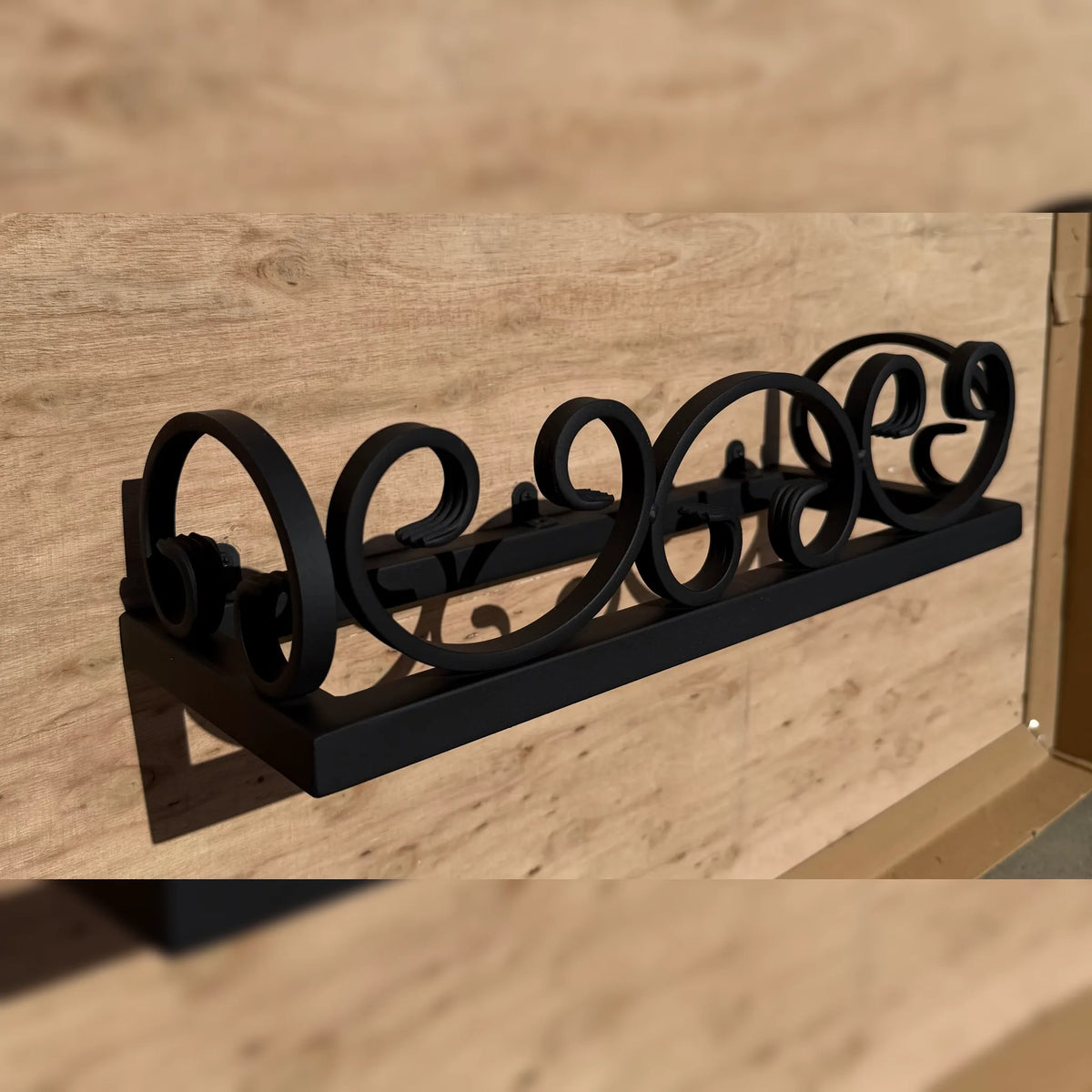 U-Shaped Scroll Planter Stand