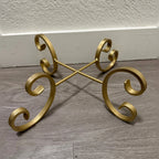 X-Shaped C-Scroll Planter Stand