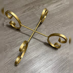 X-Shaped C-Scroll Planter Stand