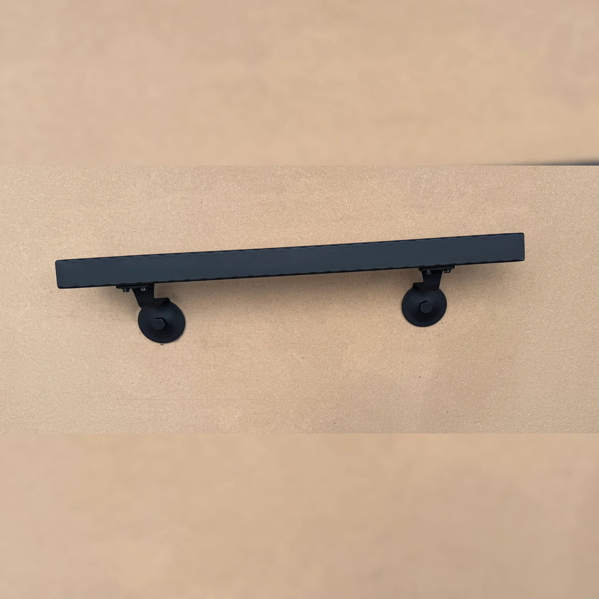 Hammered Square Steel Handrail