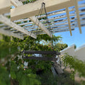 Rectangle Hanging Chain Metal Planter