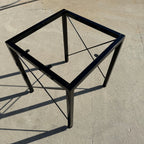 Cube X-Brace Metal Stool Stand