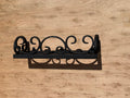Wall Hung Steel Planter with Thin U-Shaped Accents — Decorative Metal Wall Planter | Made in the USA
