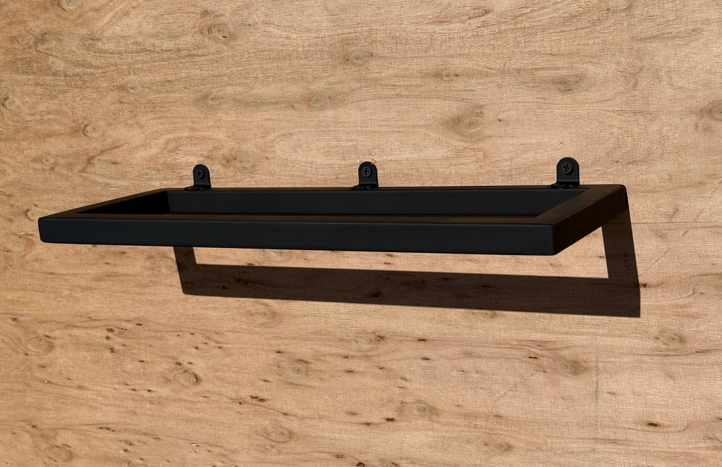 Rectangular Ring Wall Hung Planter Stand — Modern Metal Wall Planter Holder | Made in the USA