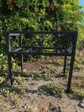 Large Metal Plant Stand Indoor Outdoor – Modern Steel Planter Box Stand (Black, Gold, Bronze)