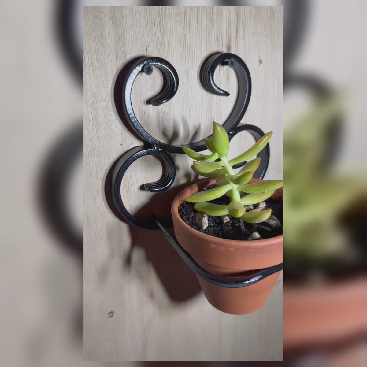 Wall Hung Terracotta Stand