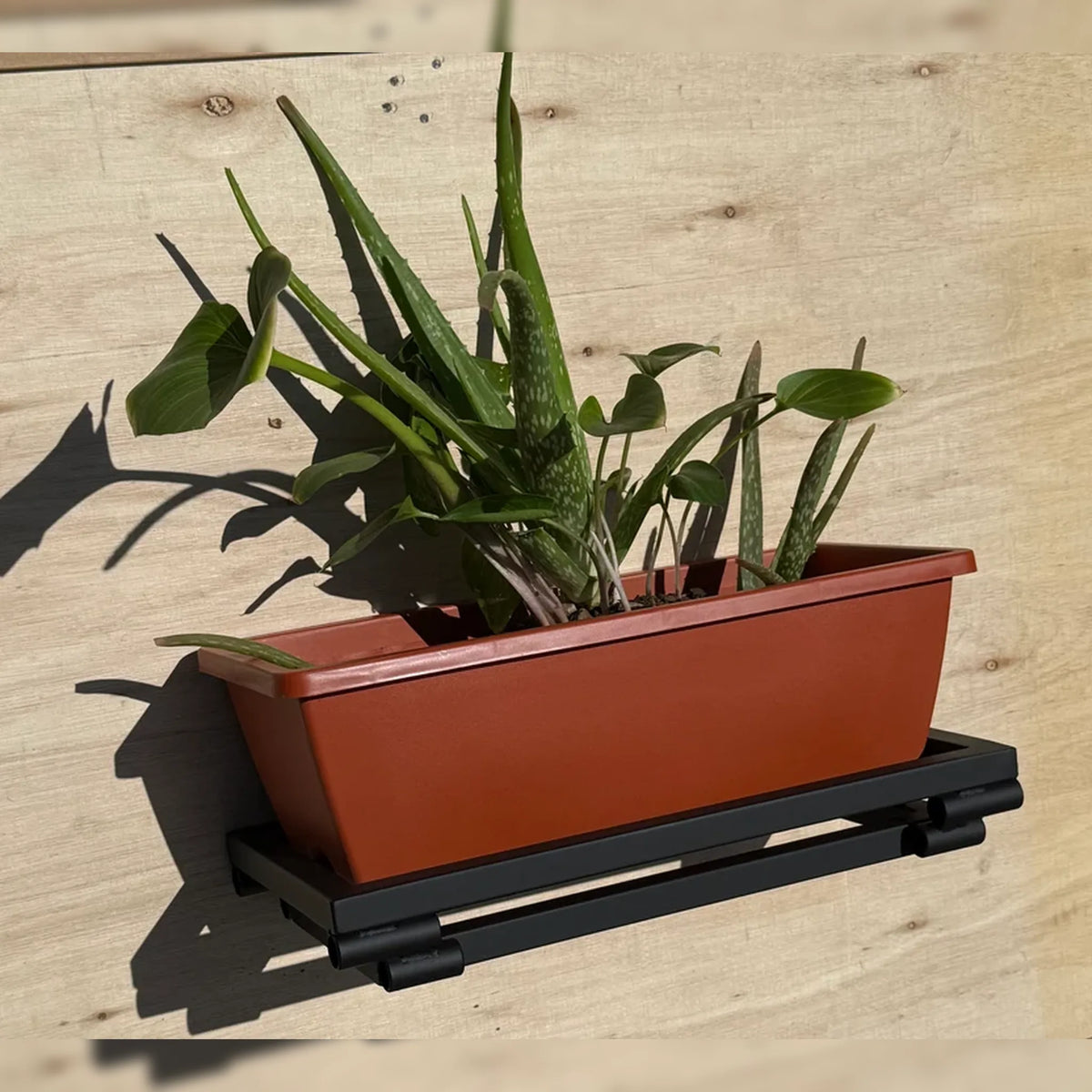 Floating Tube Metal Planter Stand