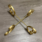X-Shaped C-Scroll Planter Stand